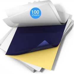 100 PCS Thermal Stencil Paper for Tattooing, 4 Layers A4 Size 8.5 x 11" Premium Tattoo Stencils,