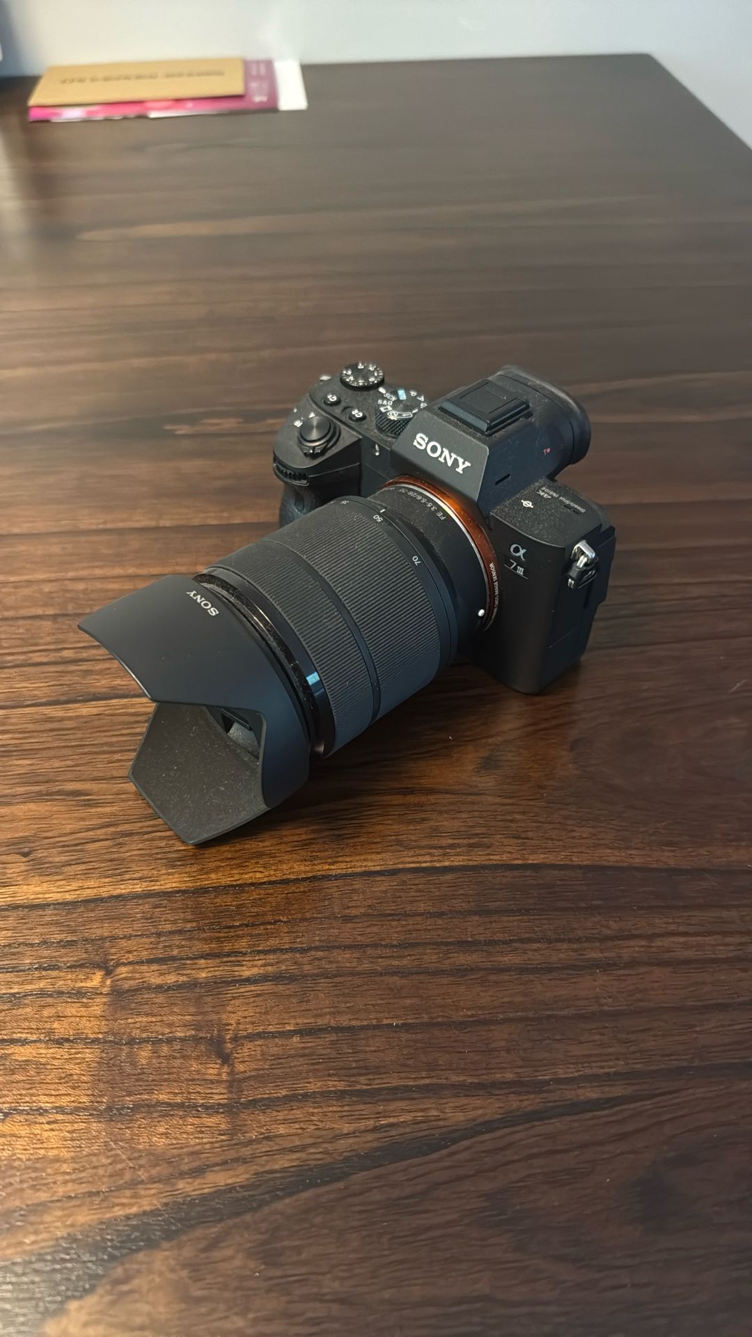 Sony Alpha A7 III Mirrorless Camera + Lens