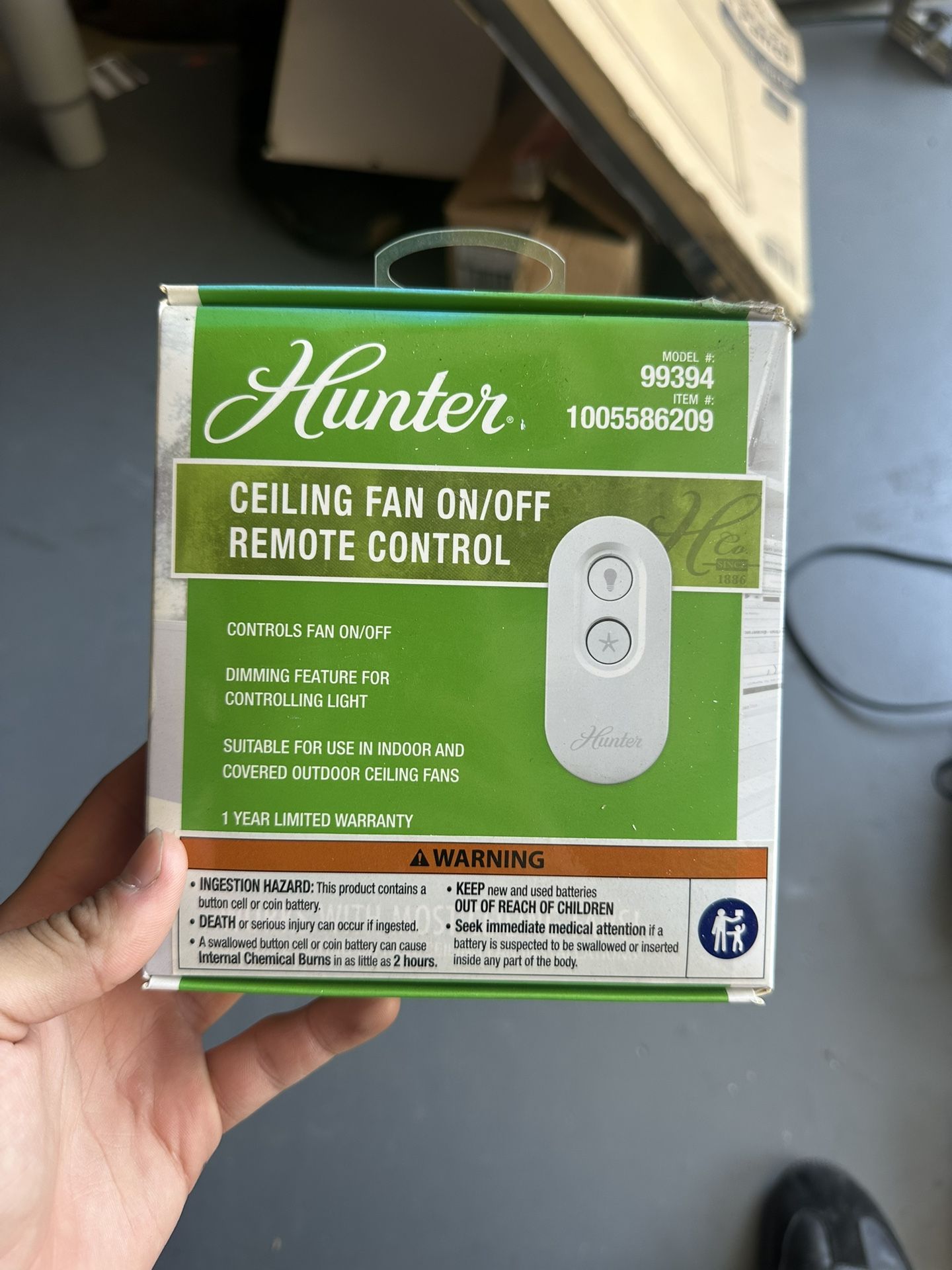 Curling Fan Remote Control