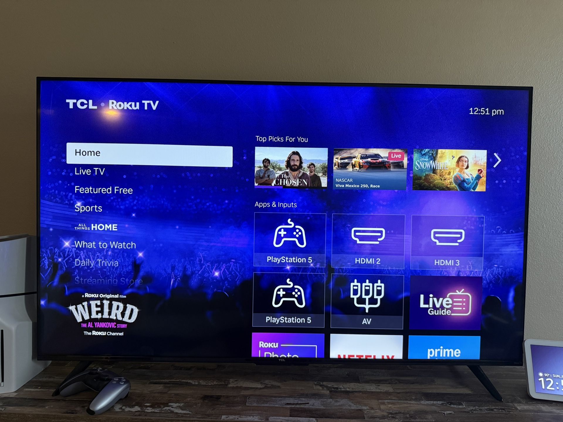 55inch TCL 4k TV