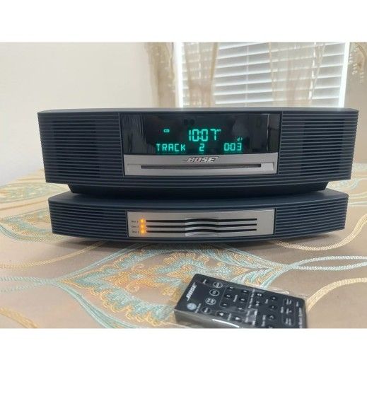 Price Reduced Bose Wave Music System AWRCC1 AM/FM Radio w/ 3 Disc Multi CD Changer w/ Remote And Power Cord - $249