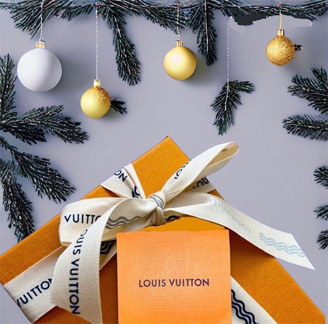 Louis Vuitton Ribbon LV Card Envelope EXTRA LONG Hampton Christmas birthday Gift