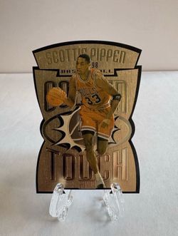 1997-98 Skybox Premium - Scottie Pippen #14 Golden Touch Die Cut 🔥Rare🔥