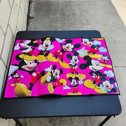 Mickey mouse area rug