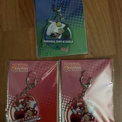 One Piece X Round 1 Keychain