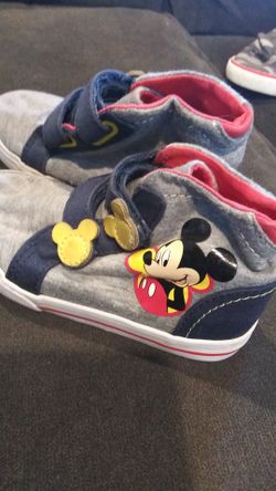 Mickey Mouse size 8 shoes