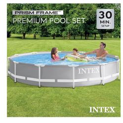 Intex above ground pool 12 x 30