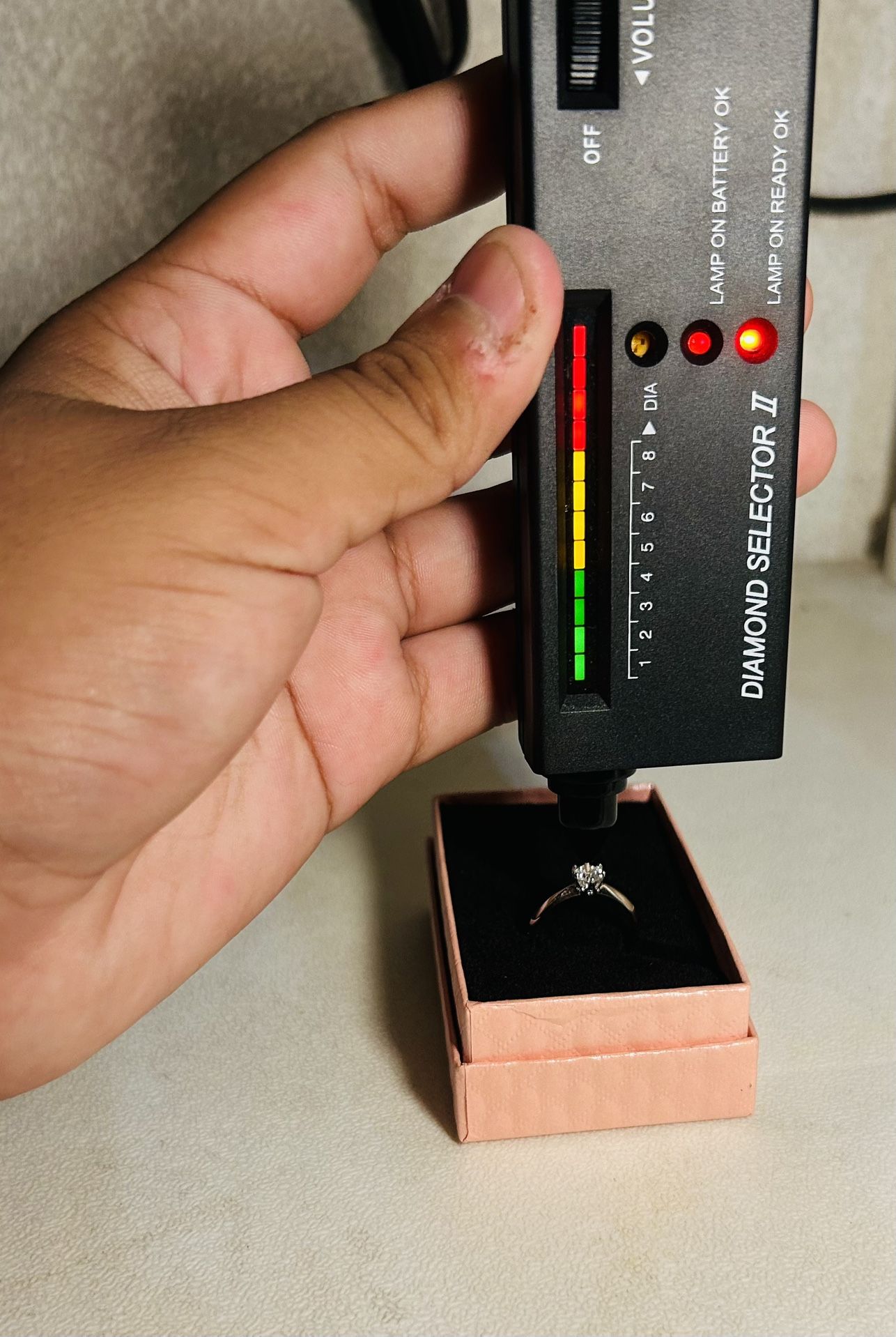 A Engagement Ring For Your Soon Wife. VVS1 Moissanite Ring 925 Sterling, Fits Any Size(adjustable)