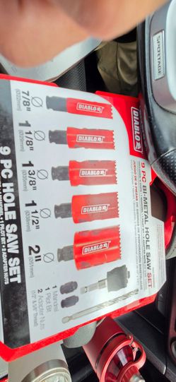Diablo 9-Piece Bi-Metal Hole Saw Set