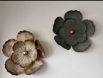 Metal Decor Wall Flowers