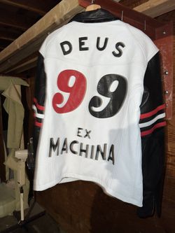 New Never Worn XL Deus Ex Machina Thick Heavy Leather Jacket