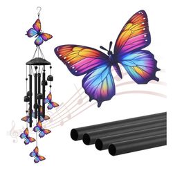 Small wind chimes- Dragonfly, Butterfly, Cardinal & Hummingbird