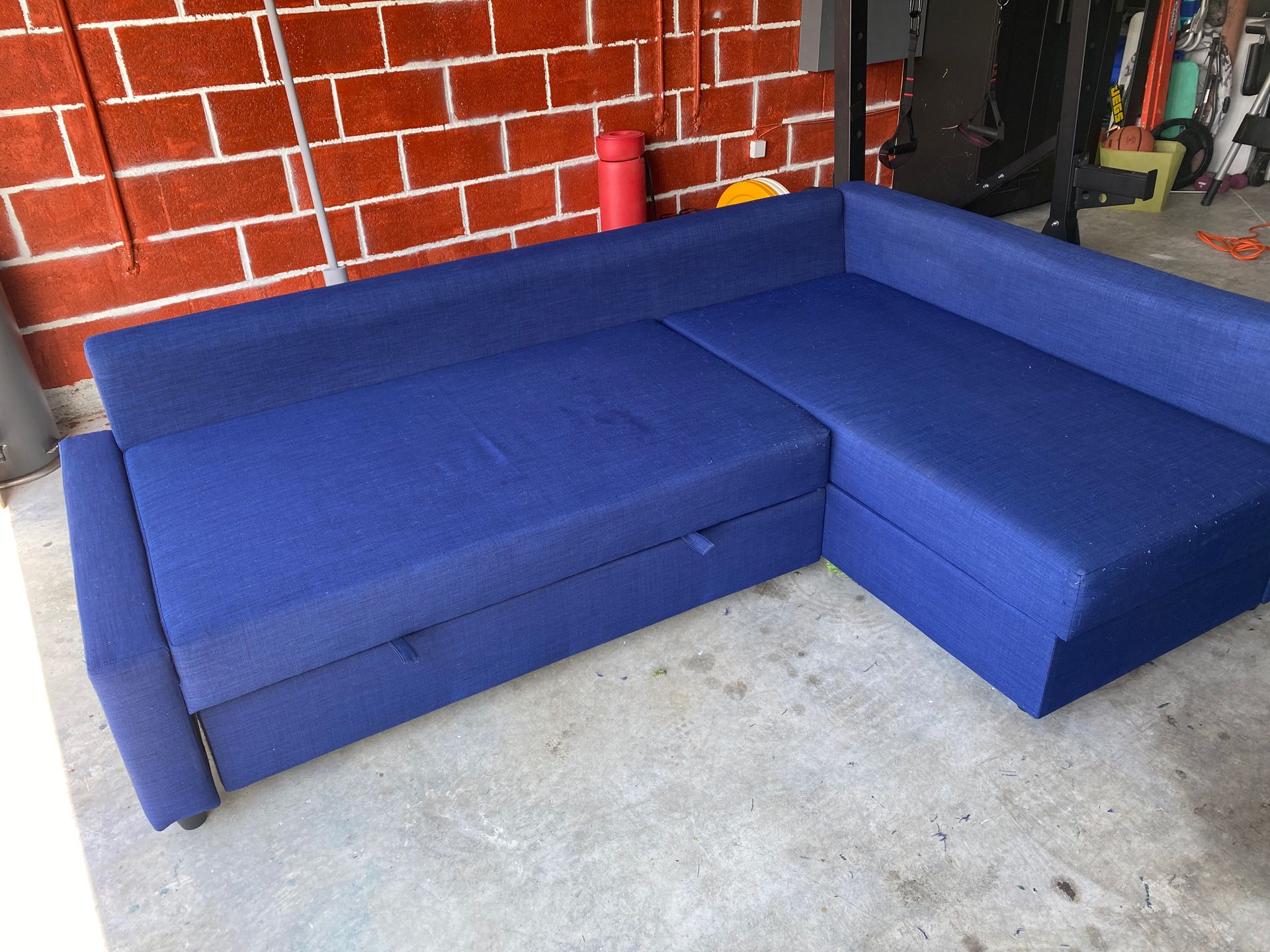 IKEA sectional sofa and pull out bed