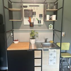 Newly Assembled IKEA Kitchenette