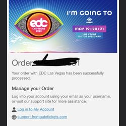 EDC Ticket 