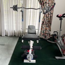 Weight Bench With Weights Great For A Woman