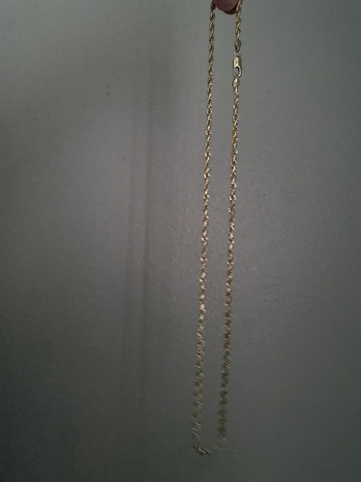 14k Solid Rope Chain