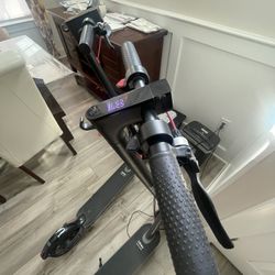 2 e-scooters both same brand hiboy s2 19 mph top speed 17 mile range 