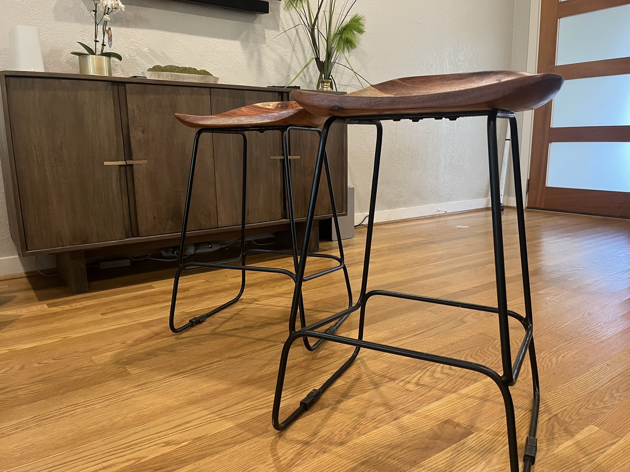 West Elm Mid-Century Bar Stools – Set of 4, $200 