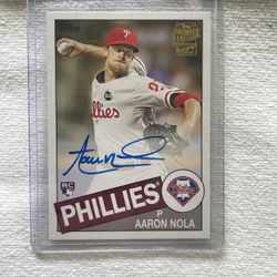 2016 Topps Archives Fan Favorites Certified Autograph Issue Aaron Nola