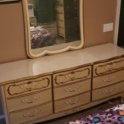 French Provincial Dresser Drawer 3pc 