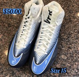 Nike vapor speed 3/4 football cleats size 15