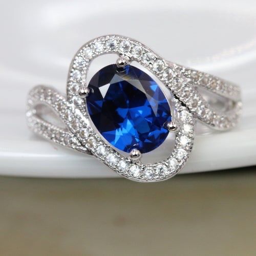 Luxury Engagement Ring Sizes:5,6,8,9