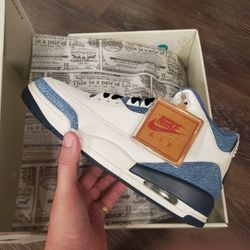 Jordan 3 Levi's LA EXCLUSIVE Size 9, 11 $400
