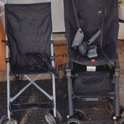 2 Strollers, Only Used Once, GB, Comes With A Fold Away Bag To Match , Asking $30 For Both 