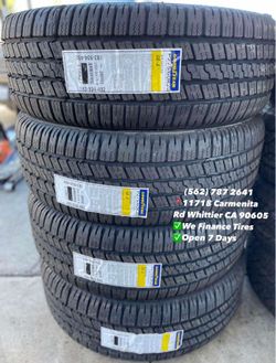 275/60R20 Goodyear Wrangler SR-A Set of Tires Installed and Balanced Set de Llantas Nuevas Instaladas y Balanceadas