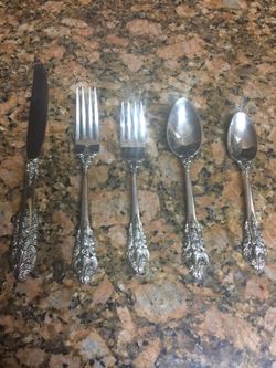 Baroque by godinger (silver plate)flatware (utensils)