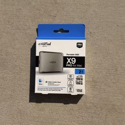 Crucial X9 Pro for Mac 2TB Portable SSD