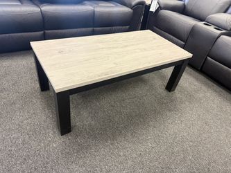 Modern Coffee Table Light Wood Top