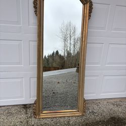 Vintage Gold Large Mirror