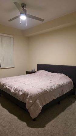 Cama king con (colchón poco uso)