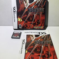 Resident Evil Deadly Silence Nintendo DS Complete in Box CIB Authentic / Tested