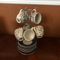 Mini Coffee Cups And Tea Plates