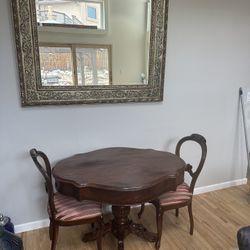 Antique Mahogany Table And Chairs
