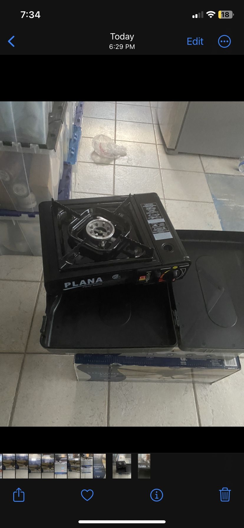 Plana Flame Source Portable Butane Gas stove