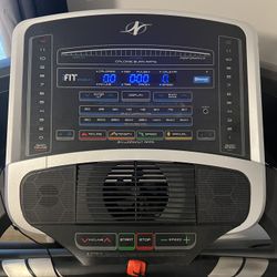 Inclined NordicTrack Treadmill