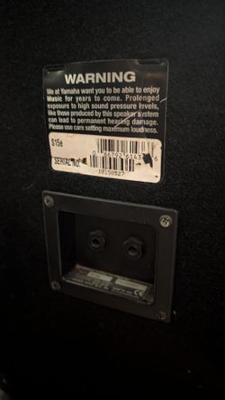 Yamaha S15e Stage Monitor Speaker