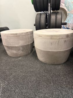 Restoration Hardware - outdoor end tables