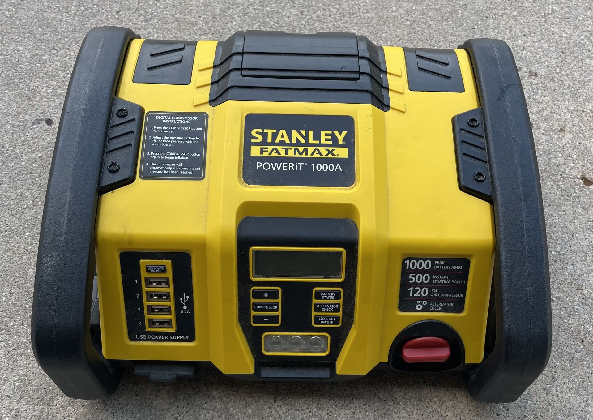 Stanley Fatmax Professional Power Station With 120 PSI Air Compressor