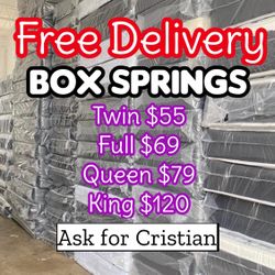 Box Springs  Twin box Full box  Queen box  King box  Bases para colchon  Box spring 