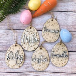 Easter Basket Tags, Kids Easter Tags 
