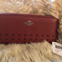 Coach Red Velvet Wallet