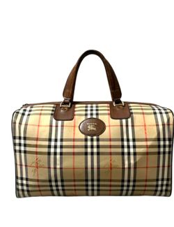 Burberry Check Canvas Travel