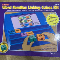 Lakeshore Word Tamiles Linking Cubes Kit
