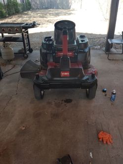 Toro SW5000 zero turn with the steering wheel