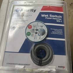 Asurity Wet Switch Flood Detector WS 1
